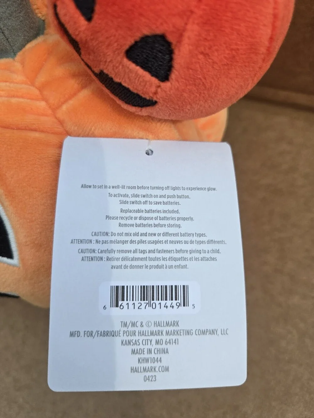 NWT Hallmark Tricks Or Treats Pumpkins